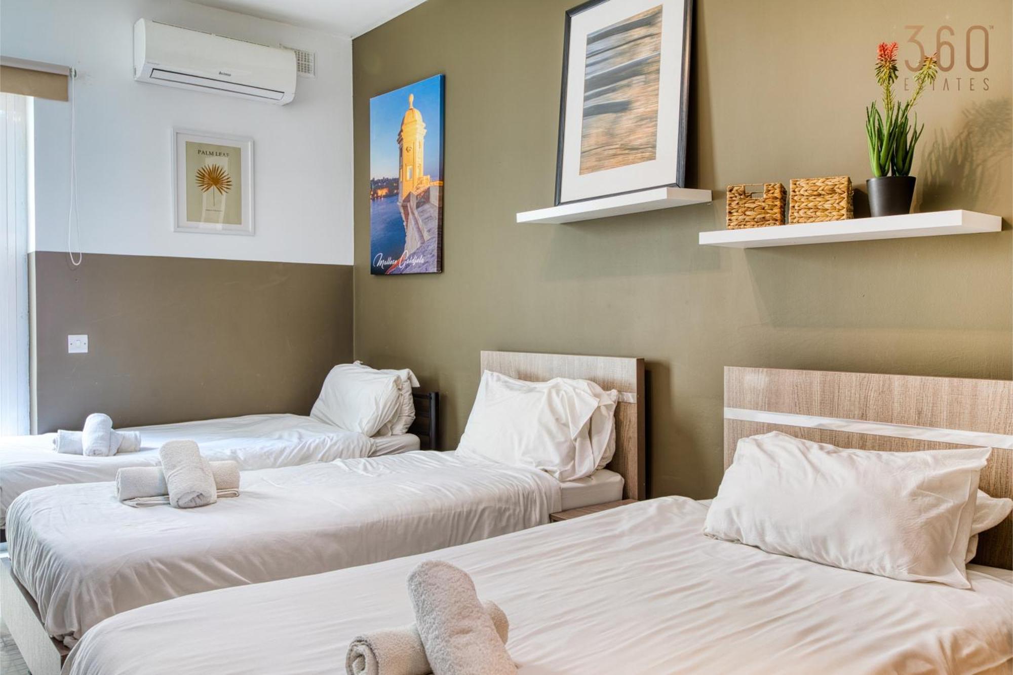 A Lovely 3 Bedroom, 3 Baths Home In The Centre Of Gzira By 360 Estates Eksteriør billede