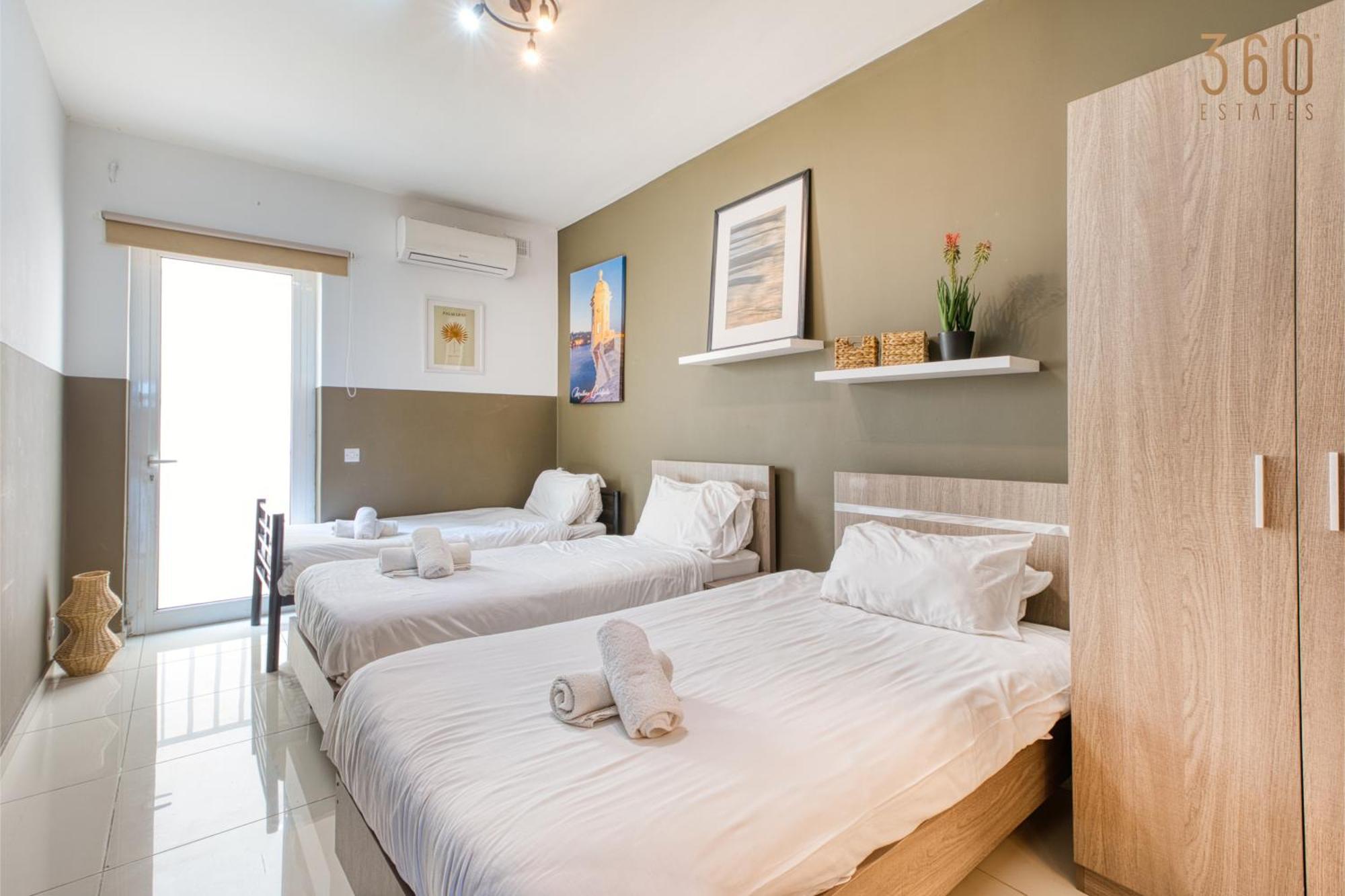 A Lovely 3 Bedroom, 3 Baths Home In The Centre Of Gzira By 360 Estates Eksteriør billede